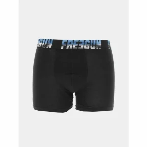 FREEGUN Sous- Vêtement Caleçon Freegun Ass17 Lot2 Boxer X2 Noir Noir 96025 magasin 10