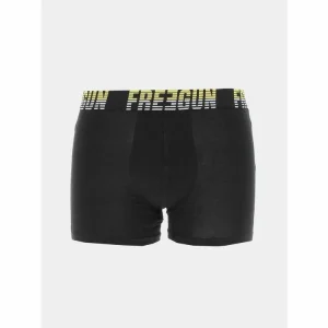 FREEGUN Sous- Vêtement Caleçon Freegun Ass17 Lot2 Boxer X2 Noir Noir 96025 magasin 12