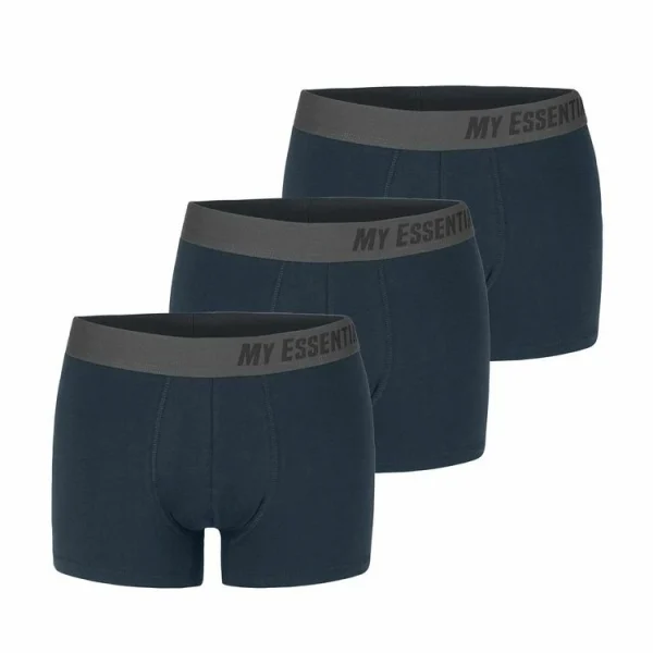 MY ESSENTIAL Lot De 3 Boxers Homme En Coton Bio Uni Gots boutique pas cher 1