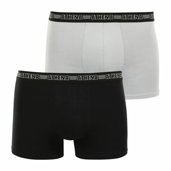 luxe soldes Athena Lot De 2 Boxers Homme Eco Pack 1