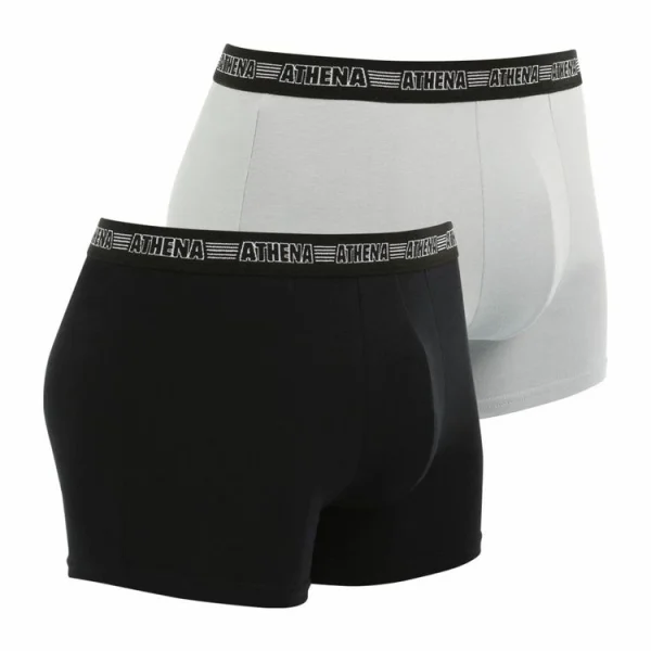 luxe soldes Athena Lot De 2 Boxers Homme Eco Pack 3