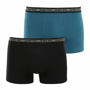 luxe soldes Athena Lot De 2 Boxers Homme Eco Pack 14