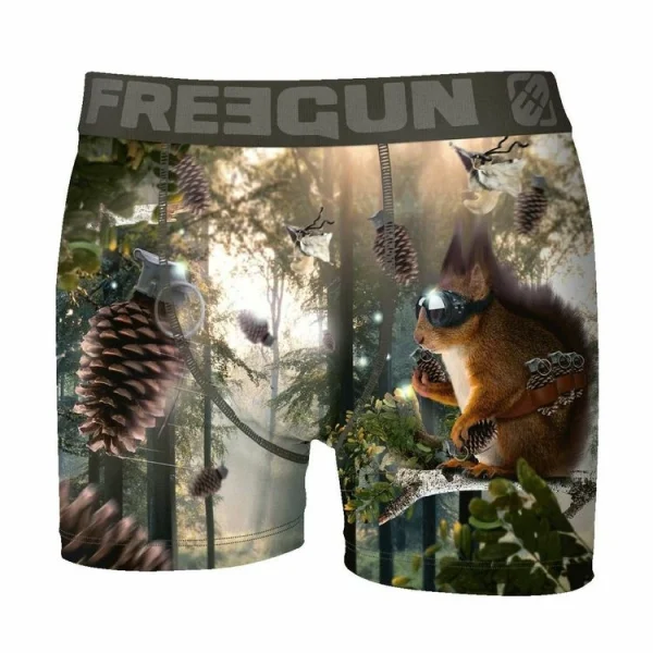 mode pas cher FREEGUN Lot De 5 Boxers Homme Animals 5