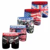 FREEGUN Lot De 5 Boxers Homme Drapeaux vente pas cher en ligne 17