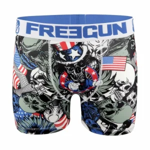 FREEGUN Lot De 5 Boxers Homme Drapeaux vente pas cher en ligne 12