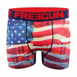 FREEGUN Lot De 5 Boxers Homme Drapeaux vente pas cher en ligne 14