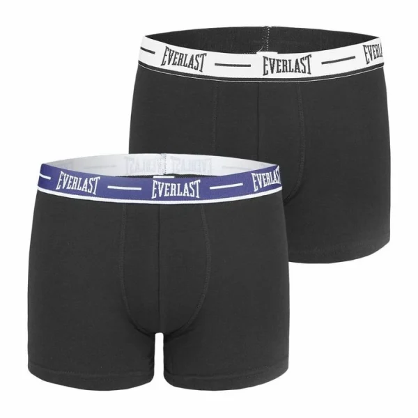 EVERLAST Lot De 2 Boxers Coton Homme Ceinture Brand vente pas cher 1