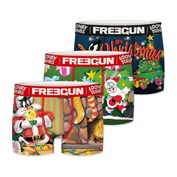 grande marque pas cher FREEGUN Lot De 3 Boxers Homme Looney Tunes 1