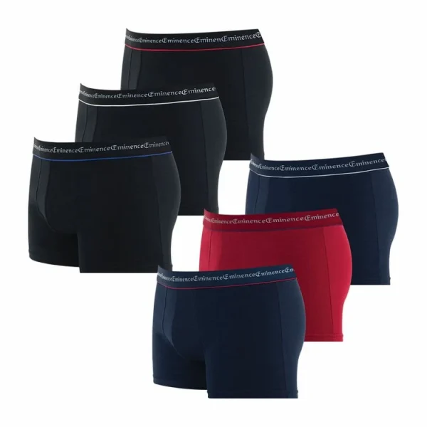 Pas Cher soldes France Eminence Lot De 6 Boxers Homme Business 3