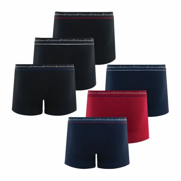 Pas Cher soldes France Eminence Lot De 6 Boxers Homme Business 4