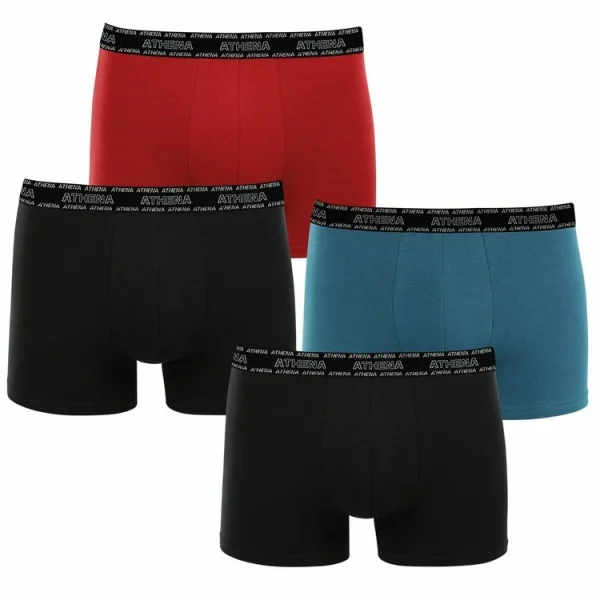 Athena Lot De 4 Boxers Homme en solde 1