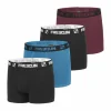 FREEGUN Lot De 4 Boxers Coton Homme Uni soldes pas cher 22