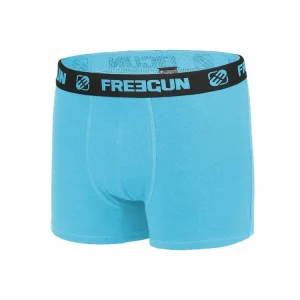 soldes de Noël FREEGUN Lot De 4 Boxers Coton Homme Uni 18