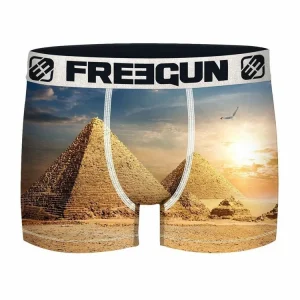 aux meilleurs prix FREEGUN Lot De 4 Boxers Homme En Polyester Recyclé Landscape 12