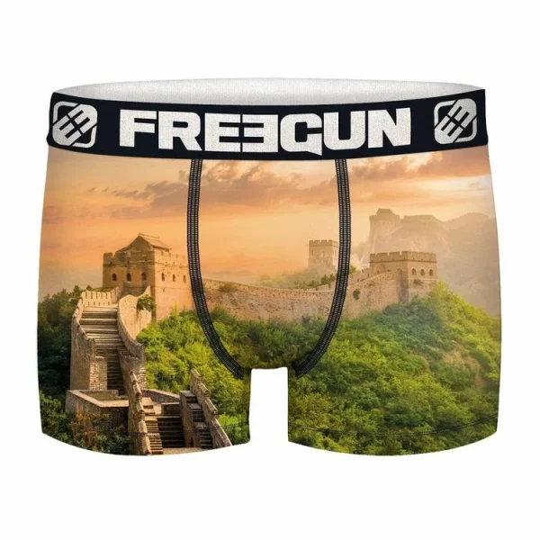 aux meilleurs prix FREEGUN Lot De 4 Boxers Homme En Polyester Recyclé Landscape 5