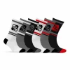 Officielle FREEGUN Lot De 6 Paires De Chaussettes Tennis Homme Assorties 11