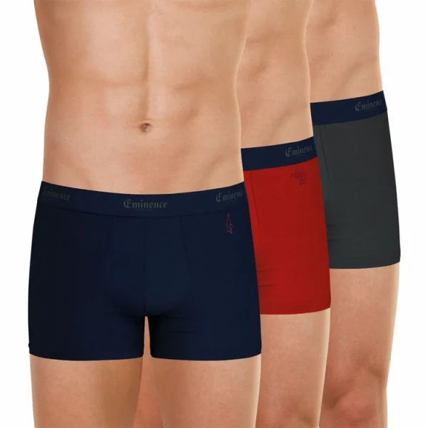 Eminence Lot De 3 Boxers Homme Millesime marques de renommée 1