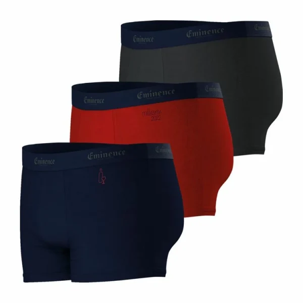 Eminence Lot De 3 Boxers Homme Millesime marques de renommée 4