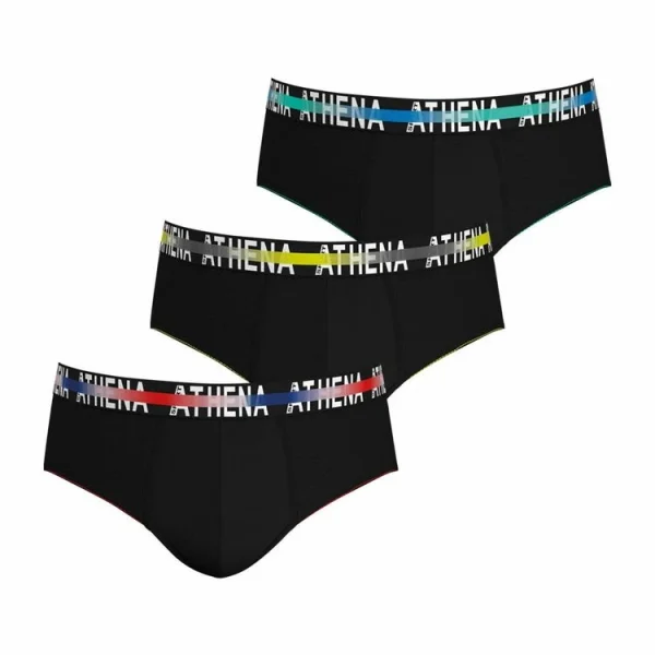 magasin Athena Lot De 3 Slips Homme Endurance 24H 3