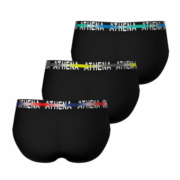 magasin Athena Lot De 3 Slips Homme Endurance 24H 4