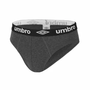 vente pas cher UMBRO Lot De 5 Slips Coton Homme Uni 12