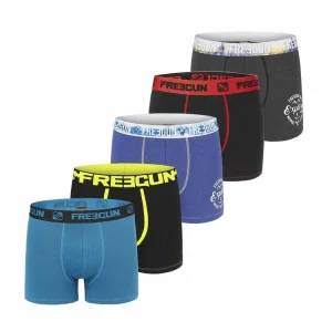 Authentic Original licence FREEGUN Pack Surprise De 5 Boxers Homme En Coton 8