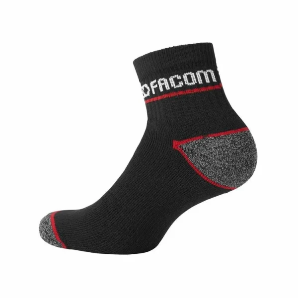 FACOM Lot De 6 Paires De Chaussettes Quarter De Travail Homme Red prix le plus bas 6