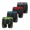 FREEGUN Lot De 4 Boxers Homme Aktiv Sport Surpiqûres Colorées REMISE allant jusqu. 22