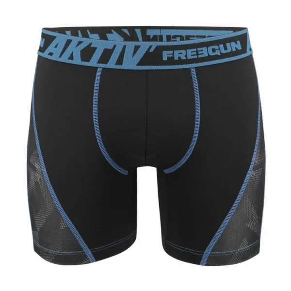 FREEGUN Lot De 4 Boxers Homme Aktiv Sport Surpiqûres Colorées REMISE allant jusqu. 4