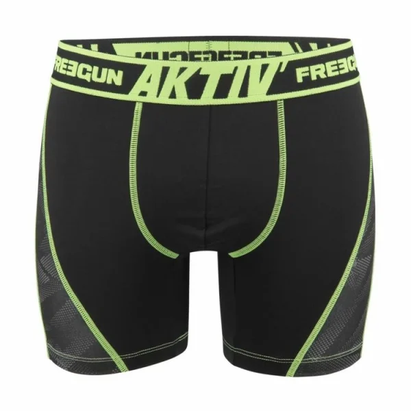 FREEGUN Lot De 4 Boxers Homme Aktiv Sport Surpiqûres Colorées REMISE allant jusqu. 5