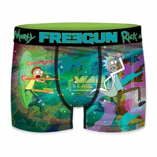 FREEGUN Lot De 5 Boxers Homme Rick And Morty Portal Large choix en ligne 4