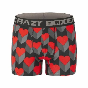 CRAZY BOXERS Boxer Homme Coton Bio Gots Heart officiel 16