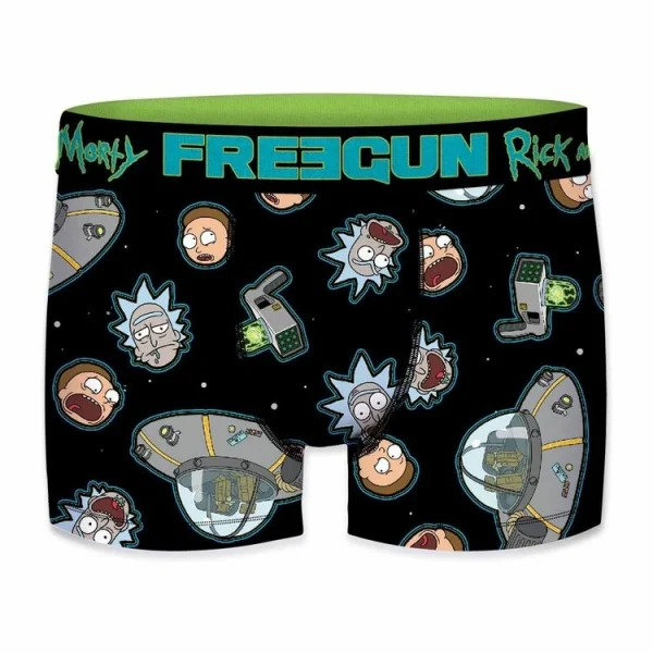 FREEGUN Lot De 5 Boxers Homme Rick And Morty Portal Large choix en ligne 5