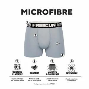 FREEGUN Lot De 4 Boxers Homme Art Attack nouveau produit 10