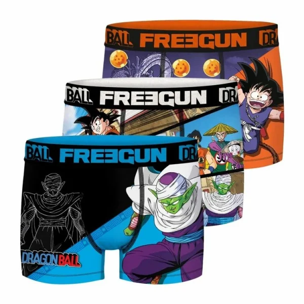 FREEGUN Lot De 3 Boxers Homme Dragon Ball Saiyen Achat 1