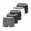 Top ventes All Blacks Lot De 5 Boxers Coton Homme Uni 20