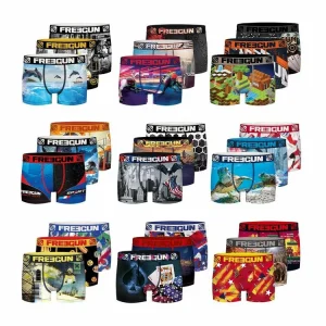 FREEGUN Pack Surprise De 3 Boxers Microfibre Homme marque moins cher 10