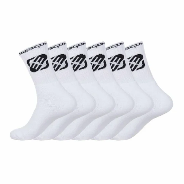 FREEGUN Lot De 6 Paires De Chaussettes Tennis Homme Livraison internationale 1