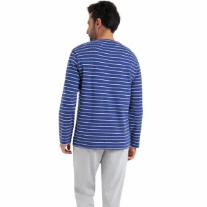 marque pas cher Eminence Pyjama Long Homme Coton 9