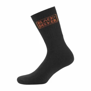 Black & Decker Lot De 12 Paires De Chaussettes Hautes De Travail TEK Retour gratuit en magasin. 18