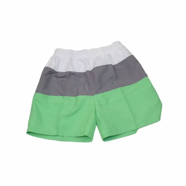 styles dernier cri Kebello Short De Bain RayéHomme Vert 1