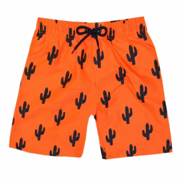 magasins pas chers SUN PROJECT Short De Bain Orange Garçon Sun Project Cactus 1