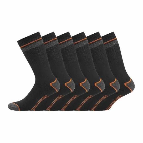 Black & Decker Lot De 6 Paires De Chaussettes Hautes De Travail DEK magasin paris 1