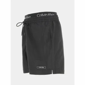 achetez pas cher Calvin Klein Short De Bain Calvin Klein Medium Double Wb Noir 7-861 10