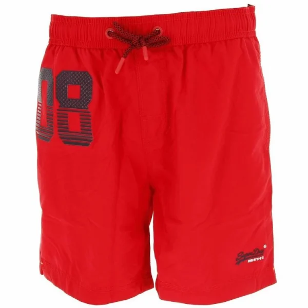 site officiel SUPERDRY Short De Bain Superdry Waterpolo Rge Short Bain Rouge 98570 1