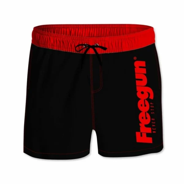 nouveau produit FREEGUN Boardshort Court Homme Avec Ceinture Demi-élastiquée 1