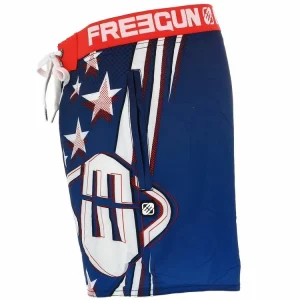 soldes luxe FREEGUN Boardshort De Bain Freegun Sta Navy/rge Boardshort Bleu 28608 13