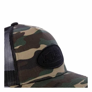 outlet soldes VONDUTCH Casquette Trucker Camouflage Filet Noir 10