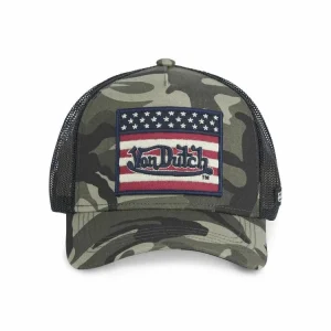 l'unique style VONDUTCH Casquette Trucker Flag Camouflage 10