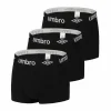 Paris UMBRO Lot De 3 Boxers Coton Uni Homme 22